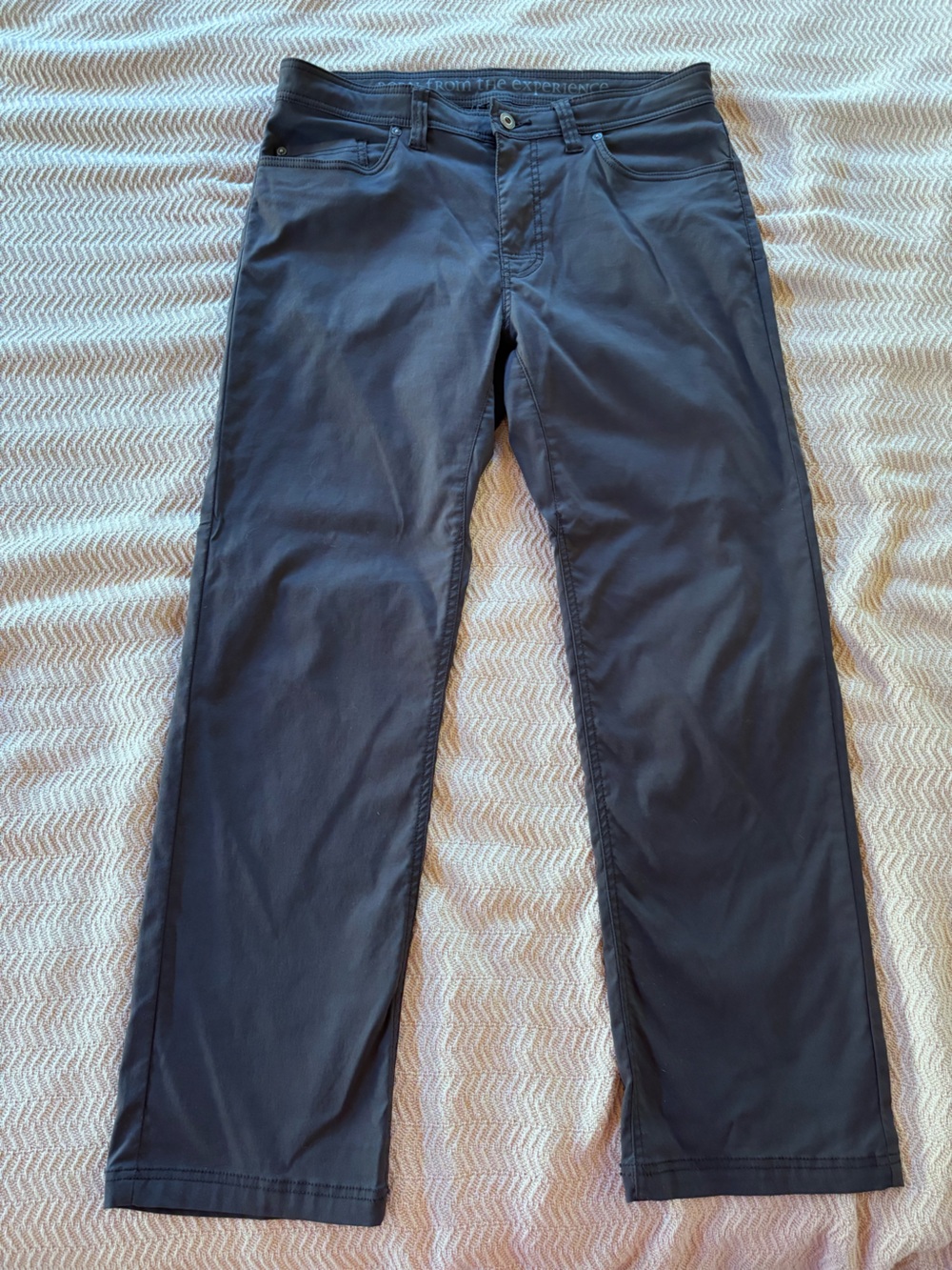 Prana Men's dark brown/grey Straight leg khakis, size 34x30